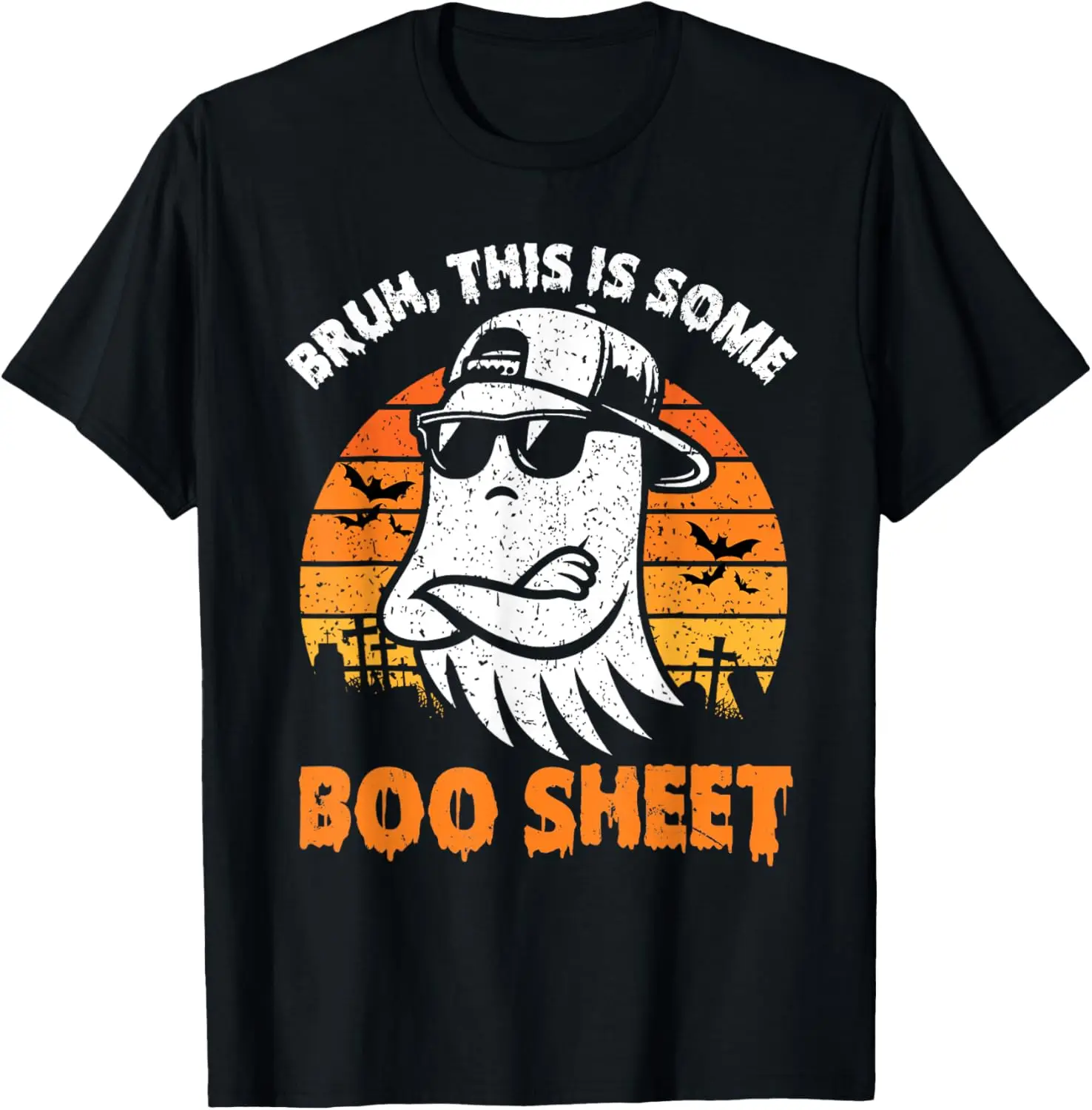 Bruh This Is Some Boo Sheet Ghost Halloween Men Women T-Shirt