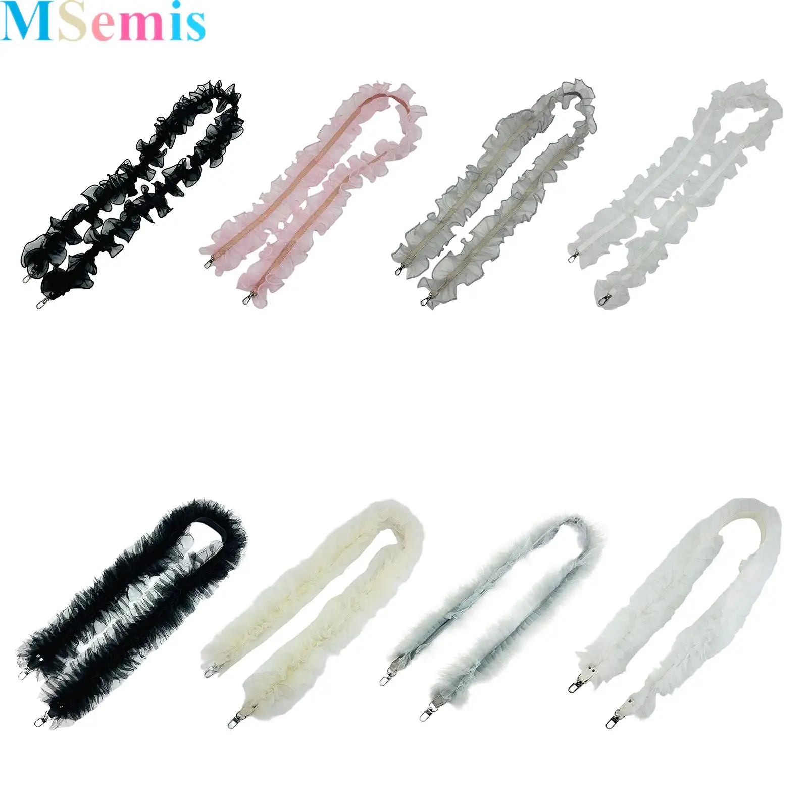 

1Pcs Replaceable Ruffle Strap Smartphone Shoulder Tulle Outdoor Neck Hanging for Women Cute Accessories