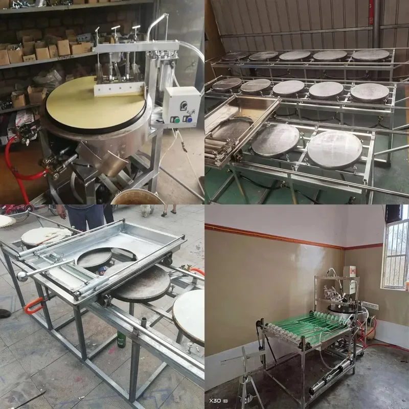 Automatic Pancake Machine for Commercial Use Large 6-Gripper Pancake Maker for Shandong Imitation Handmade Multigrain Pancake