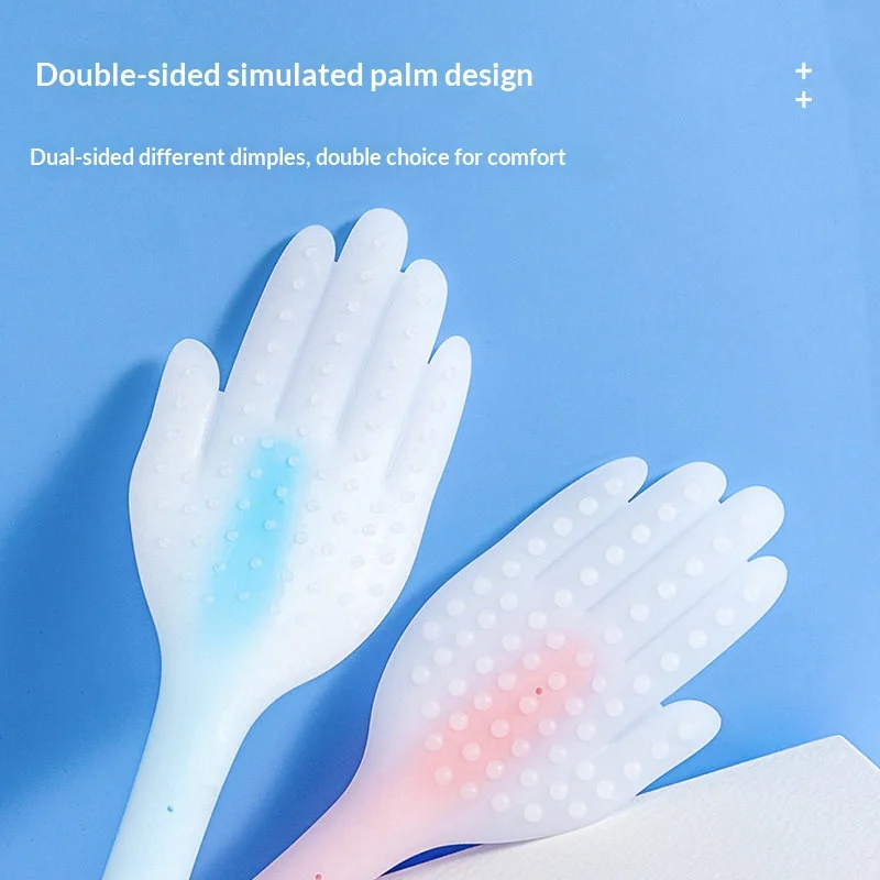 1/3/5PCS Silicone Gua Sha Board Meridian Massage Hammer Handheld Scraping Stick for Shoulder Neck Back Leg Muscle Relief Tool