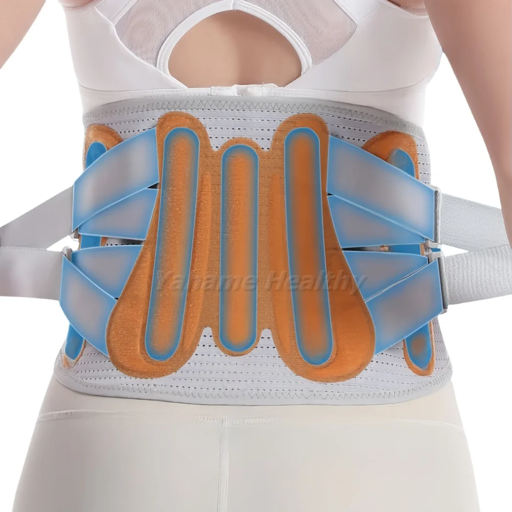 Back Brace for Lower Back Pain with 3 Pads, Lumbar Back Belt for Pain Relief Sciatica Hernated Disc Scoliosis Waist Support