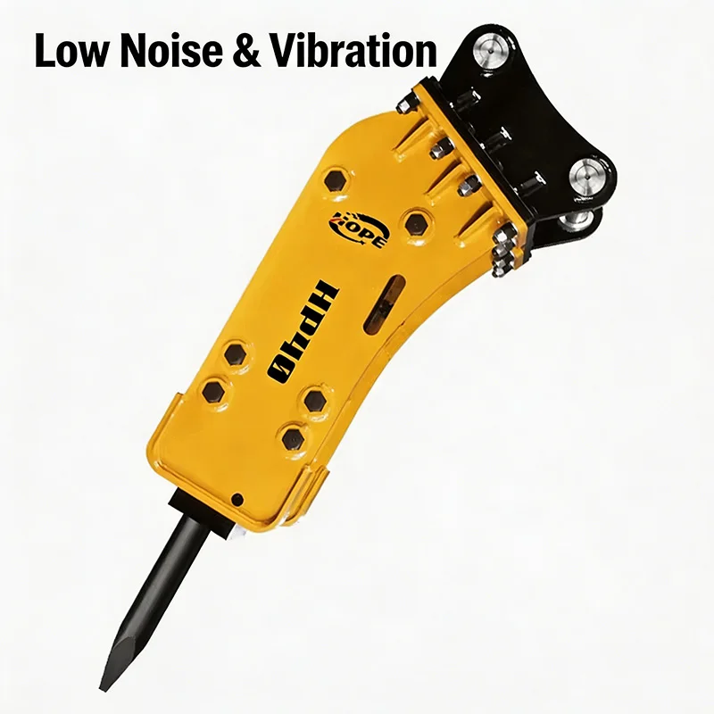 SB40 Backhoe Hydraulic Rock Breaker Hammer, Mini Excavator Attachment For Concrete Demolition Quarry Crushing Replacement Parts