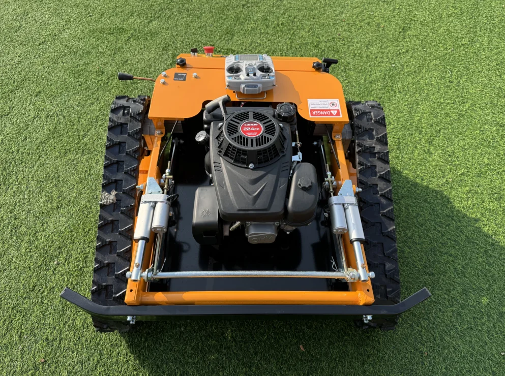 تخصيص شهادة CE جزازة العشب اللاسلكية للتحكم عن بعد آلة الديزل 4-السكتة الدماغية