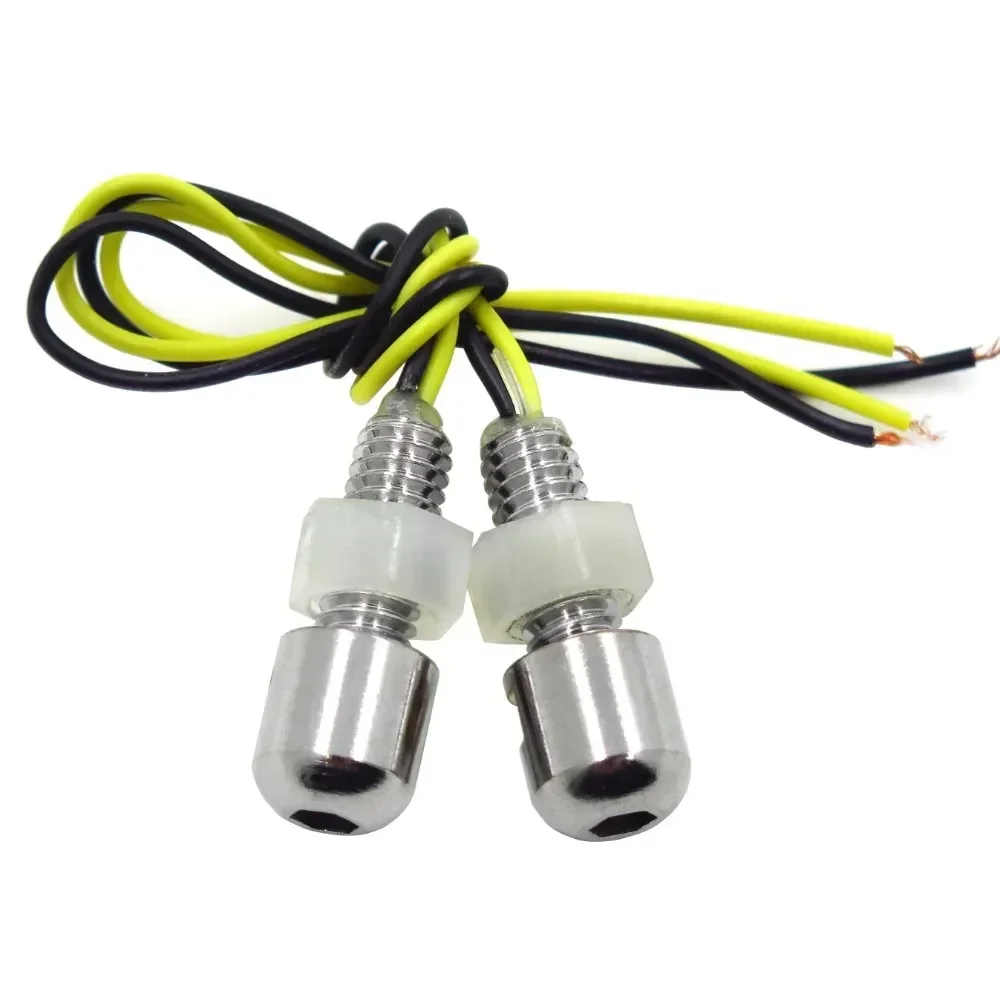 Fotografia 7: Motocicleta universal led placa de licença luzes parafuso para halrey suzuki yamaha honda cruisers, bicicletas sujeira