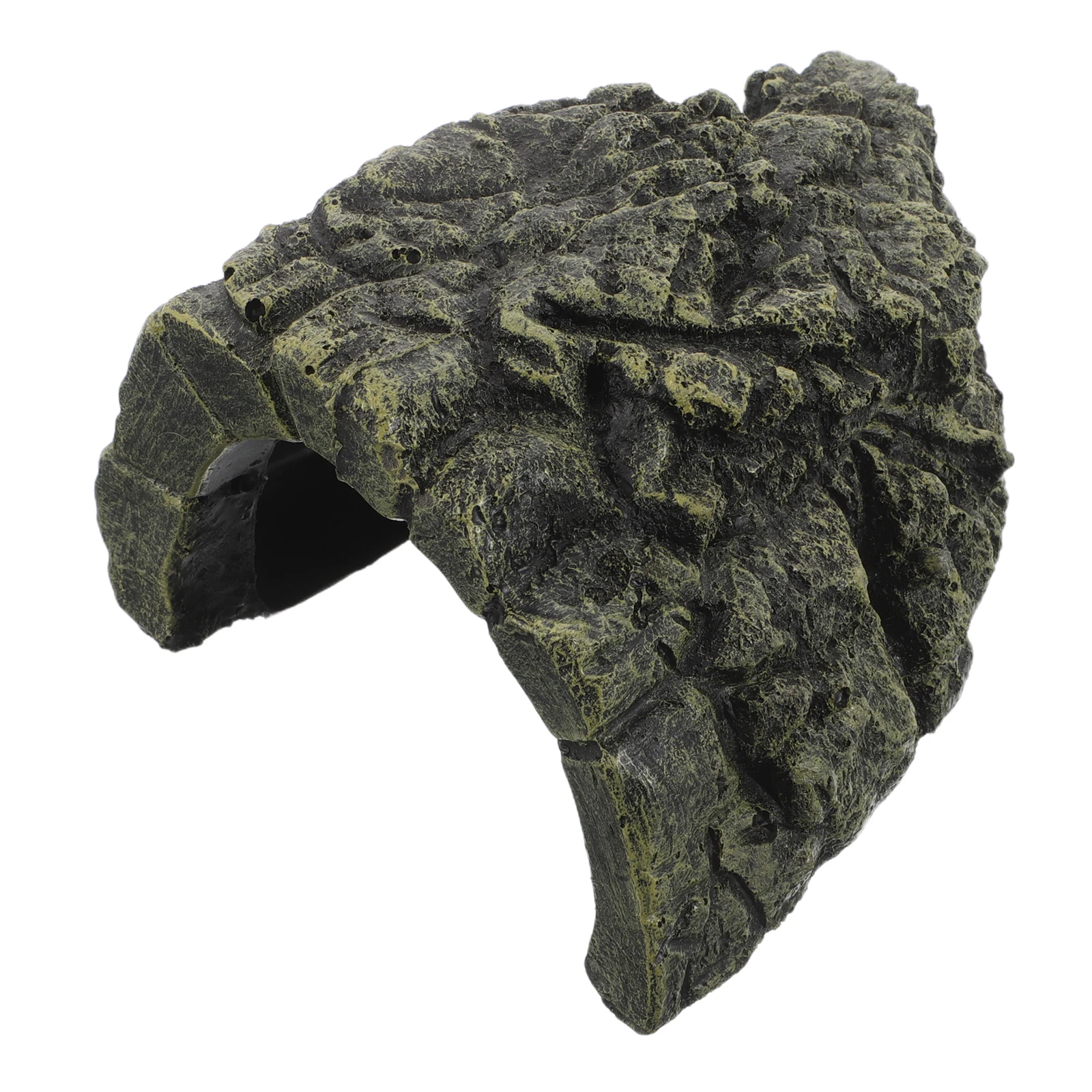 

Dome Turtle Basking Platform Resin Reptile Hideout Fish Tank Aquarium Decoration For Betta Shrimp Amphibians Small Lizards Frogs
