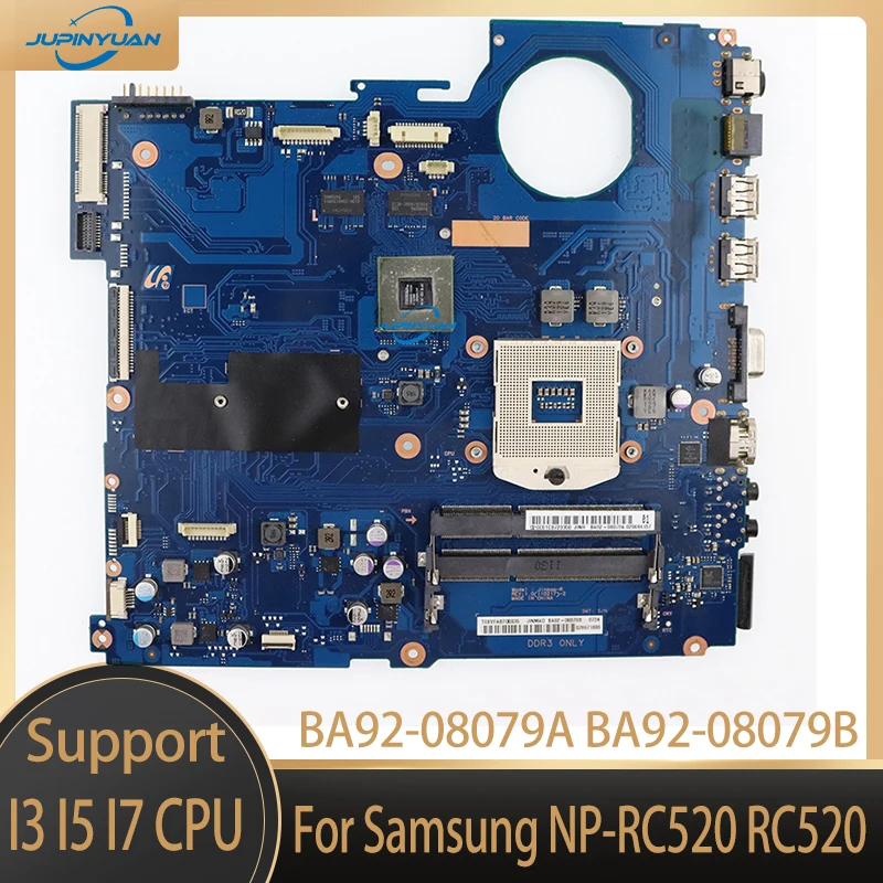 

BA92-08079A BA92-08079B For Samsung NP-RC520 RC520 Laptop Motherboard 15 Inch HM65 DDR3 GT520M Graphics DDR3