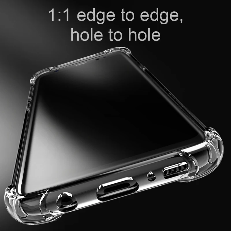 Luxury Air Bag Shockproof Clear Case For Samsung Galaxy S8 S10E S20 S21 FE S22 Ultra S10 S9 S7 Note 8 9 10 20 Plus Cover Fundas