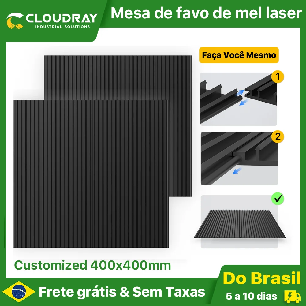 cloudray-laser-honeycomb-table-work-bed-customized-co2-diode-laser-flexible-work-plate-cnc-laser-honeycomb-panel-400x400mm