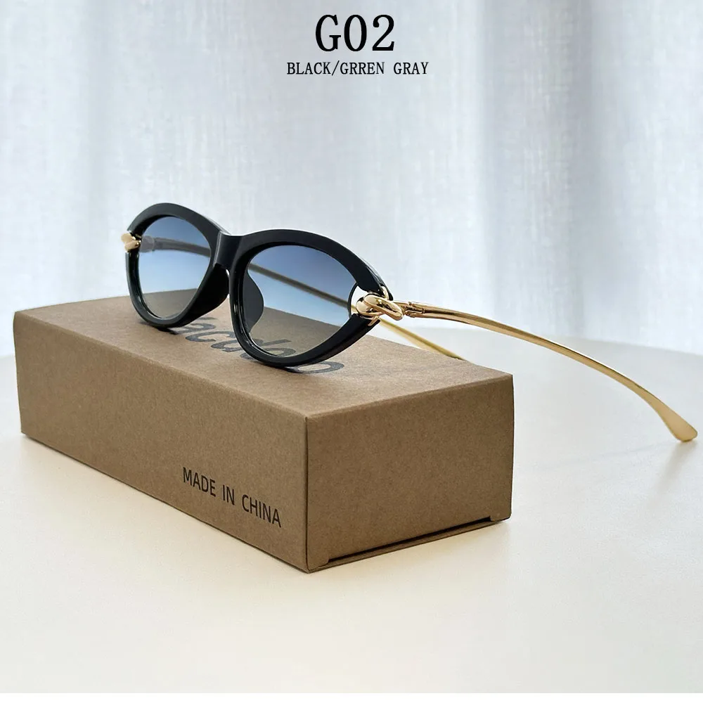 2026 Trendige Cat-Eye-Sonnenbrille für Damen – Luxuriöse Outdoor-Sonnenbrille mit UV-Schutz im Punk-Vintage-Stil – Detail 5