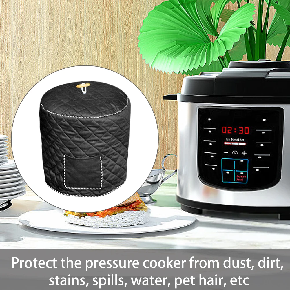 Anti Static Dust Cover 6Qt 8Qt Wrap Reusable Accessories Decorative Home Use Pressure Cookers Dust Cover Lining Interior