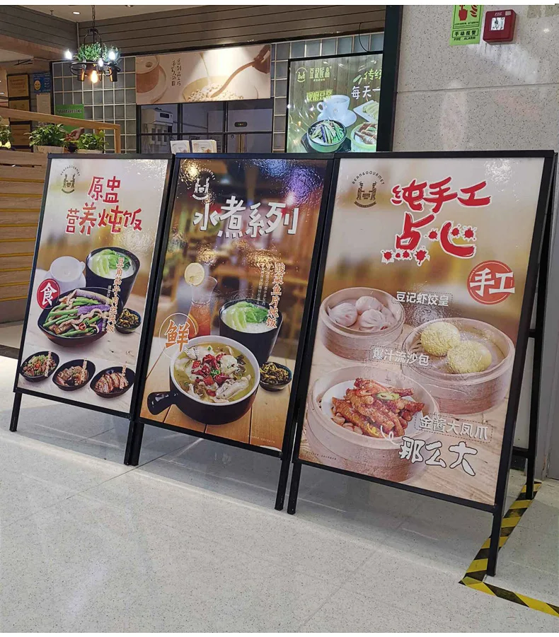 جديد عمودي أربعة جوانب الدورية صمام ثنائي باعث للضوء شعار الإضاءة الدورية صندوق إضاءة متجر الأحذية أربعة طبقة لوحة مضيئة