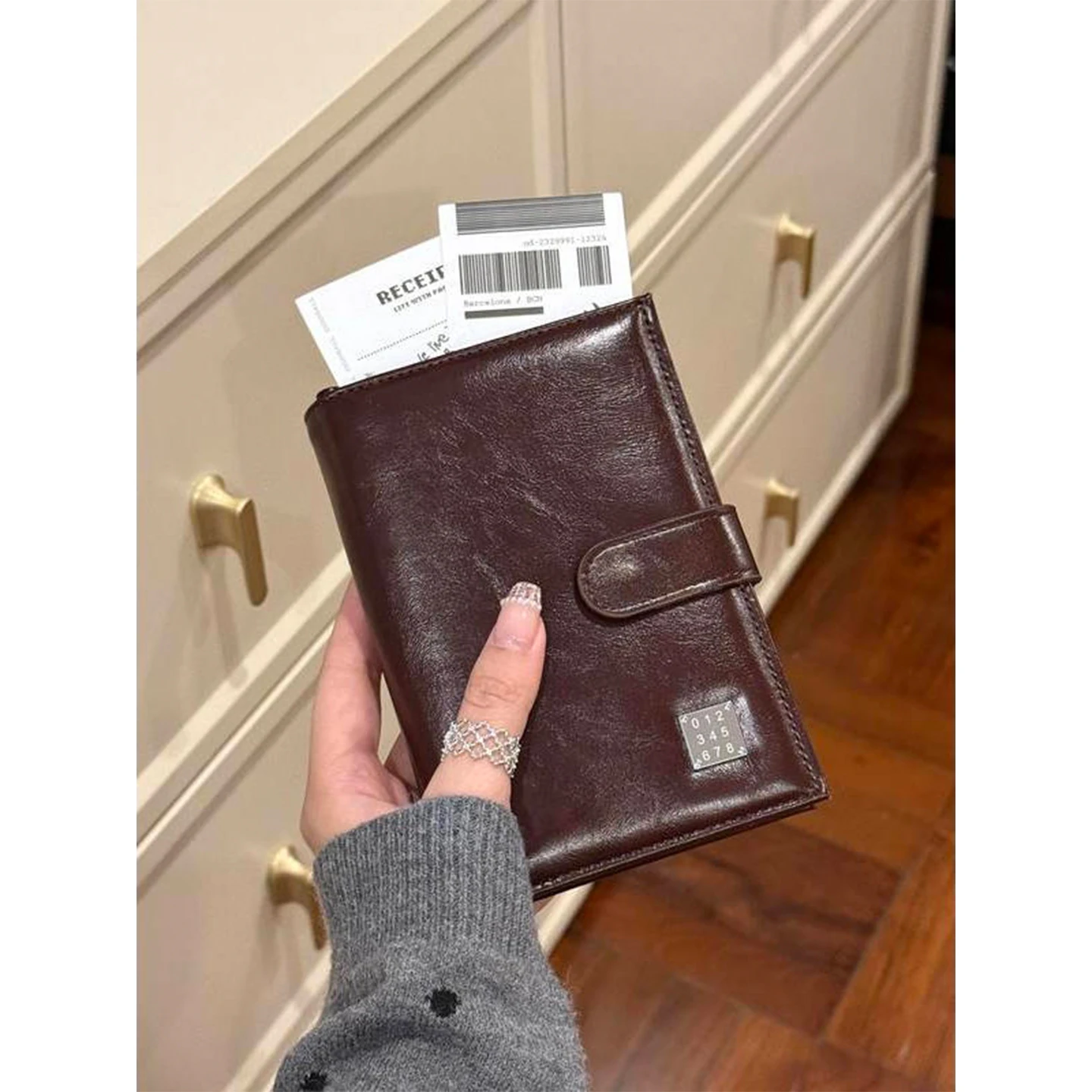 

Дорожный держатель для паспорта, портативный кошелек Visa Boarding Pass Tiet, чехол для карт, встроенная женская удобная сумка для хранения