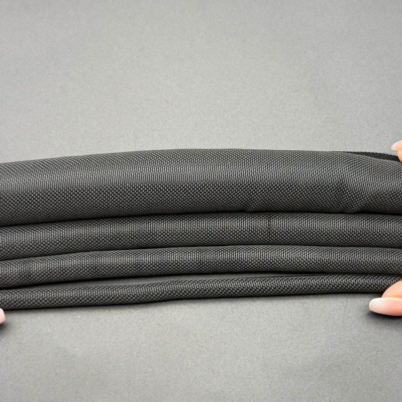 10m ID3-50mm Black PET Braid Sleeve Self Closing Protection Cable Casing Flexible Nylon Mesh Sleeve From Pets Chewing