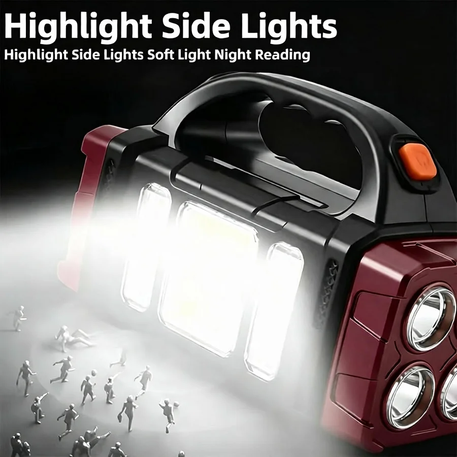 Powerful LED COB Flashlight US - Outdoor Camping Adventure Lamp ulasan dan harga