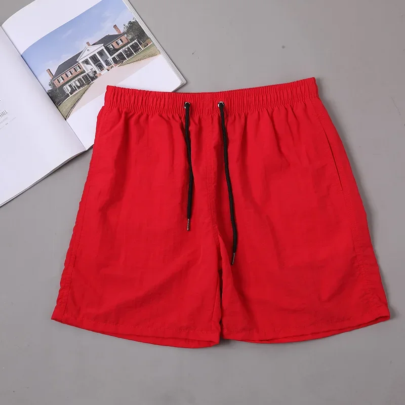 Trendy Men's Beach Style Straight Quarter Shorts