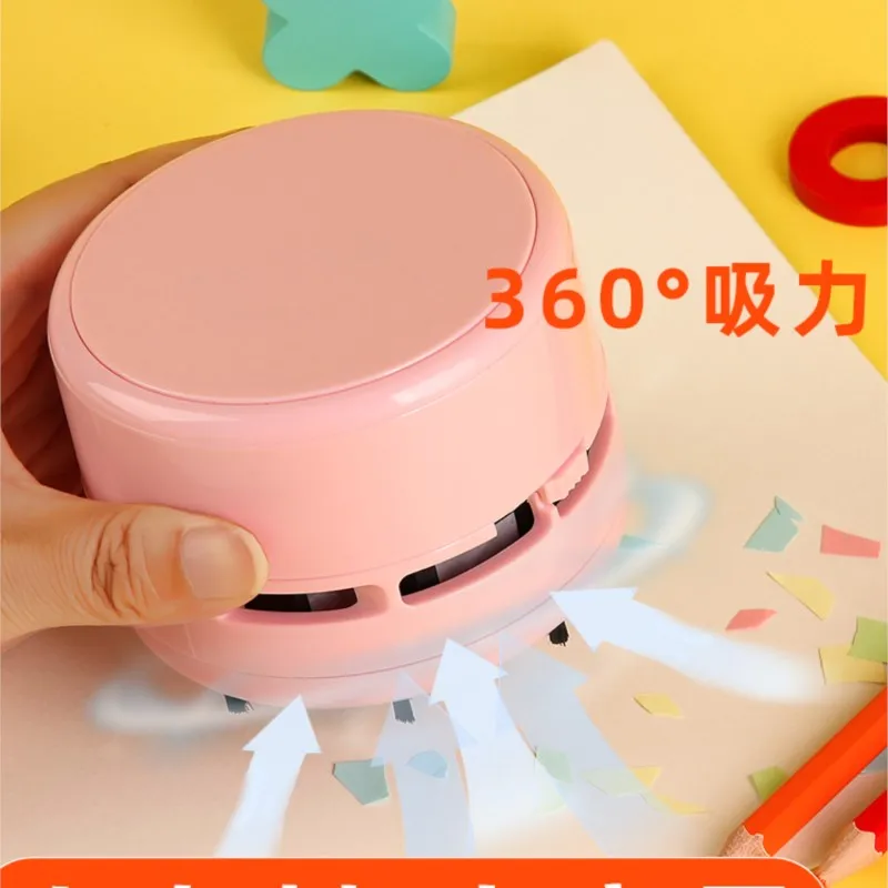 

1pc mini desktop vacuum cleaner Eraser scum suction Portable small electric cleaning micro cleaning artifact