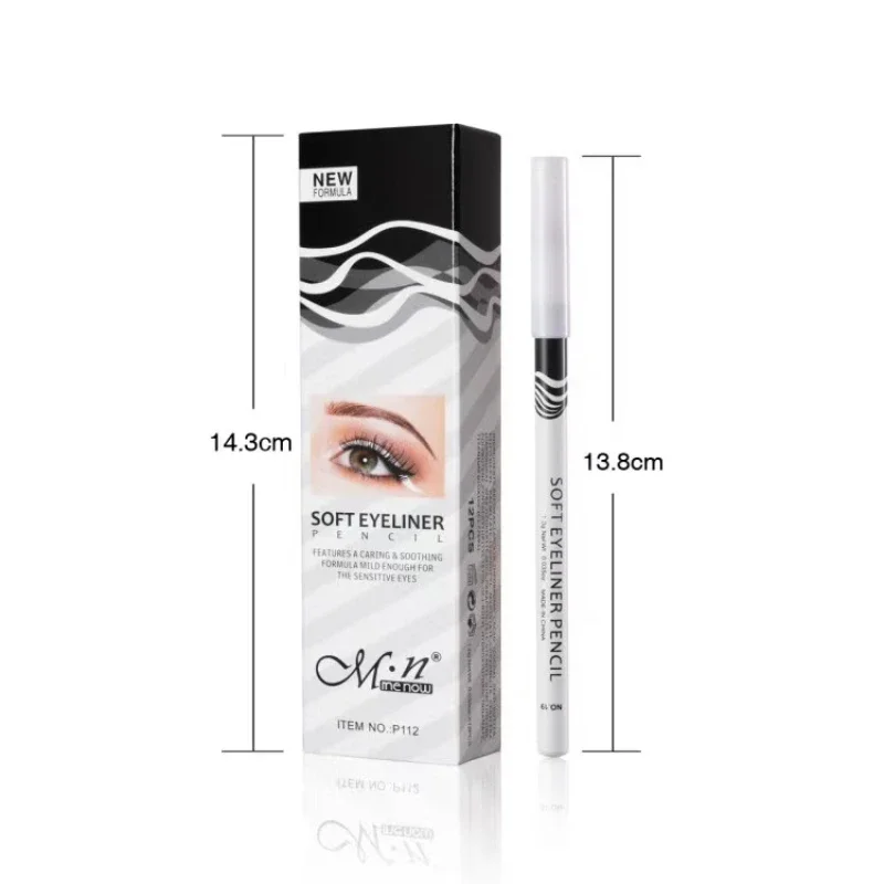 Long-Lasting White Eye ปากกาอายไลน์เนอร์ Cil กันน้ำ Smooth ด่วนแห้งไม่มี Blooming Eye ปากกาอายไลน์เนอร์ Professional ผู้หญิงเครื่องสำอางทาตา