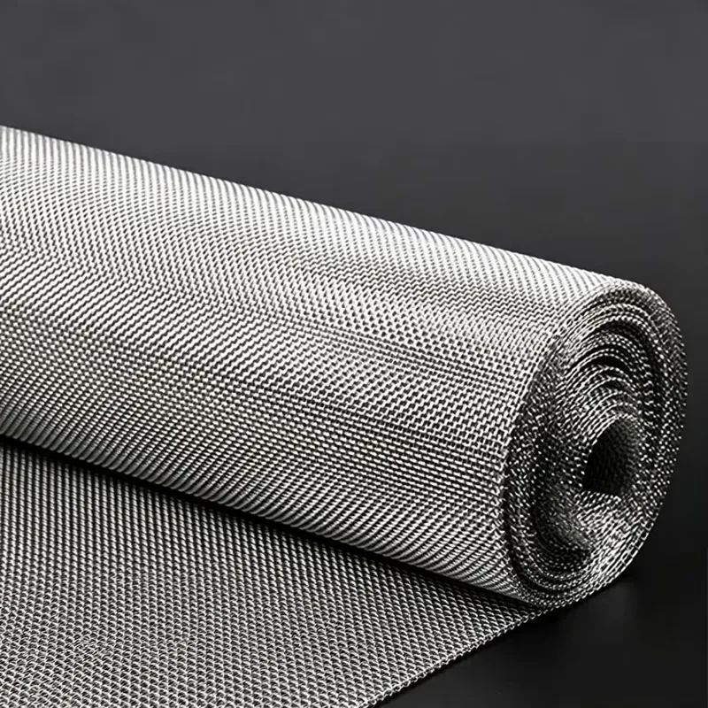i 316/304 Stainless Steel Woven Wire Mesh Screen Filter Mesh for Filtration Mining Chemical Industry Custom Mesh Count Size