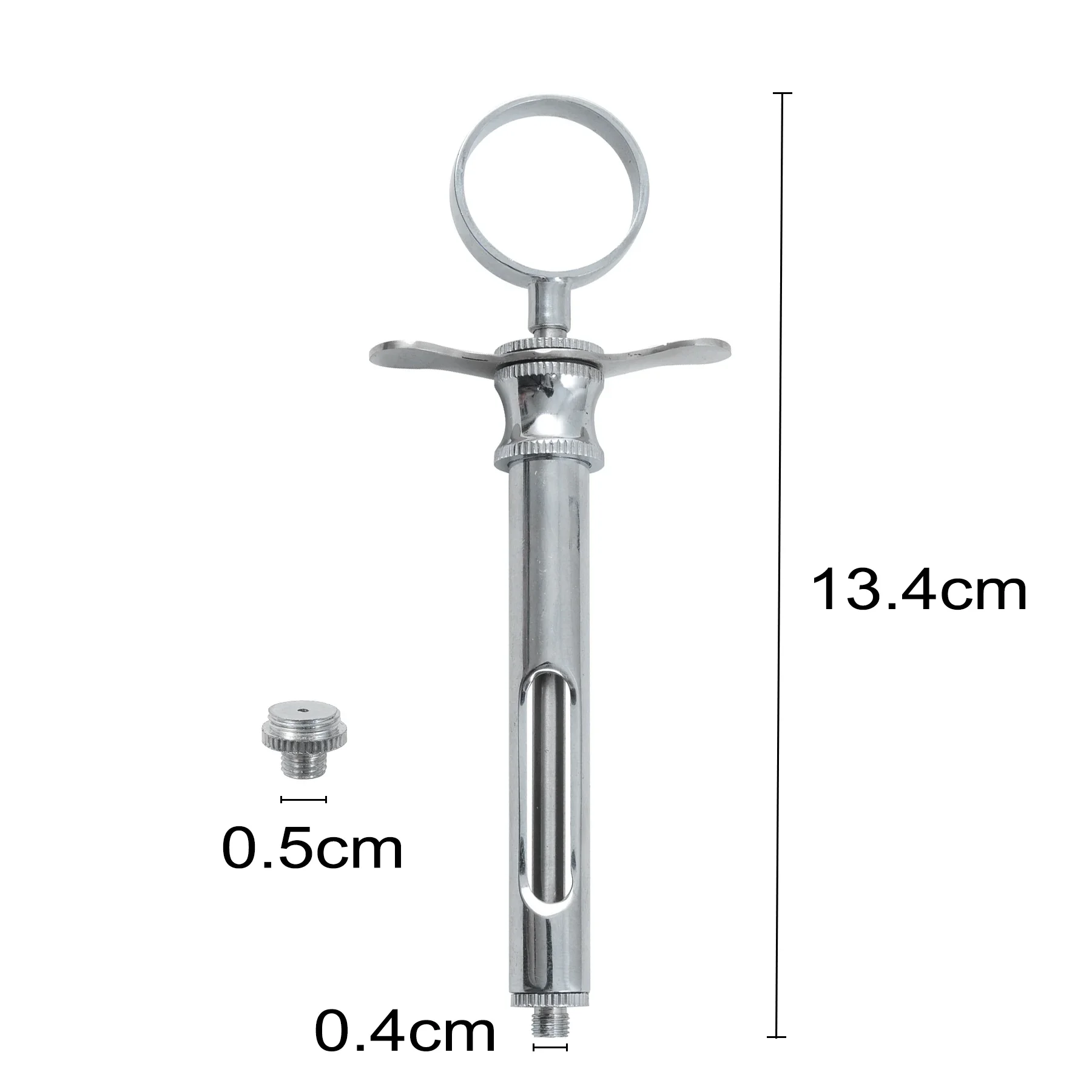 1 Pc Stainless Steel Dentistry Injection Syringe Sharp Tip Hook-headed Dentist Injector Surgical Instrument Tool 1.8Ml