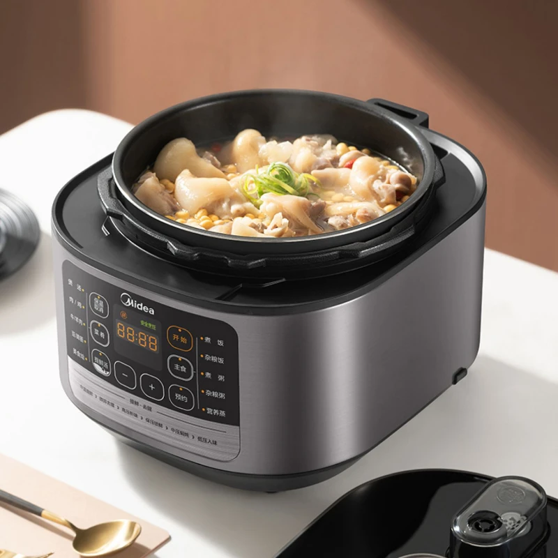 Electric Pressure Cooker Household Large Capacity 5 L Double-Liner Pressure Cooker Reservation Multi-Functional Rice Cookers