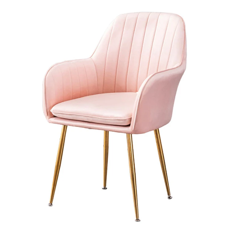 

Nordic Luxury Gold Fabric Velvet Metal Interior Wholesale Restaurant Home Furniture Modern Restaurant Dining Chairs