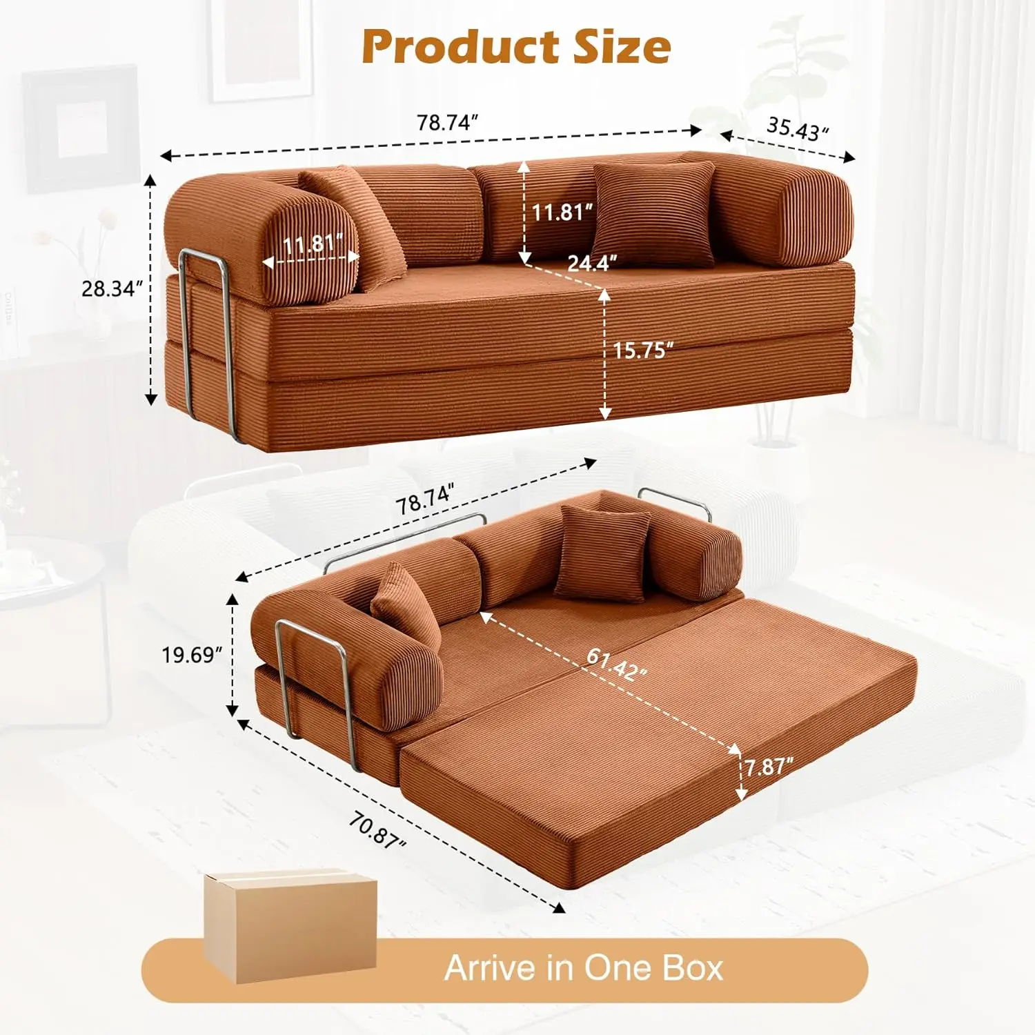 Thumbnail 2 - #8 New Convertible Sofa Beds Arrivals