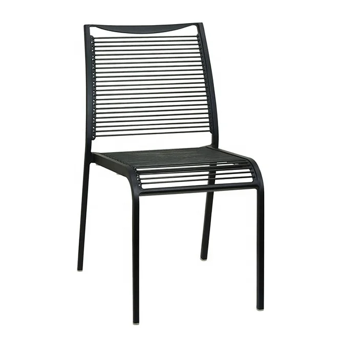 Aluminum Furniture Chair Thicken Back Chair Household Outdoor Metal Dining Coffee Chair