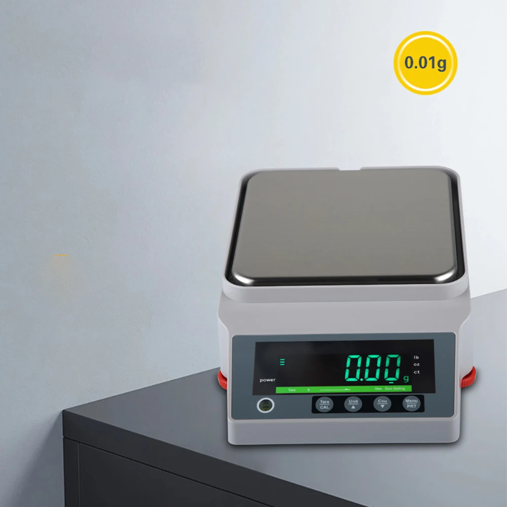 Kinway KW-851 Plastic 2KG/0.01g Mini Precision Digital Balance Scale for Jewelry Making with Carat Measurement