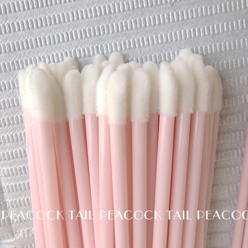 Brosse à cils rose, noire et blanche, pour extension de cils, peigne, baguettes de mascara, pinceaux cosmétiques, outils de maquillage