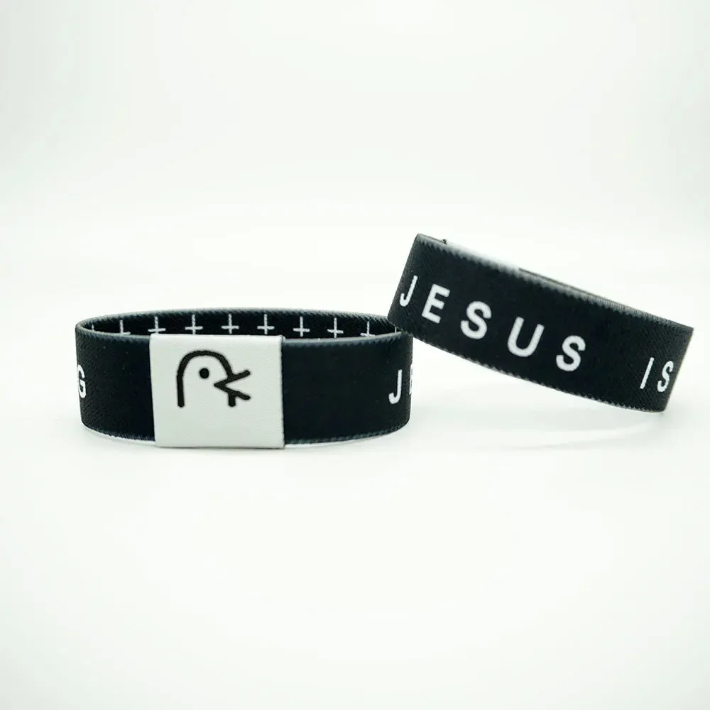 Wearable Bible Bracelet with NFC Daily Bible Verse Bracelet Wristbands for Women Men Teens Elastic Inspirational Bracelets