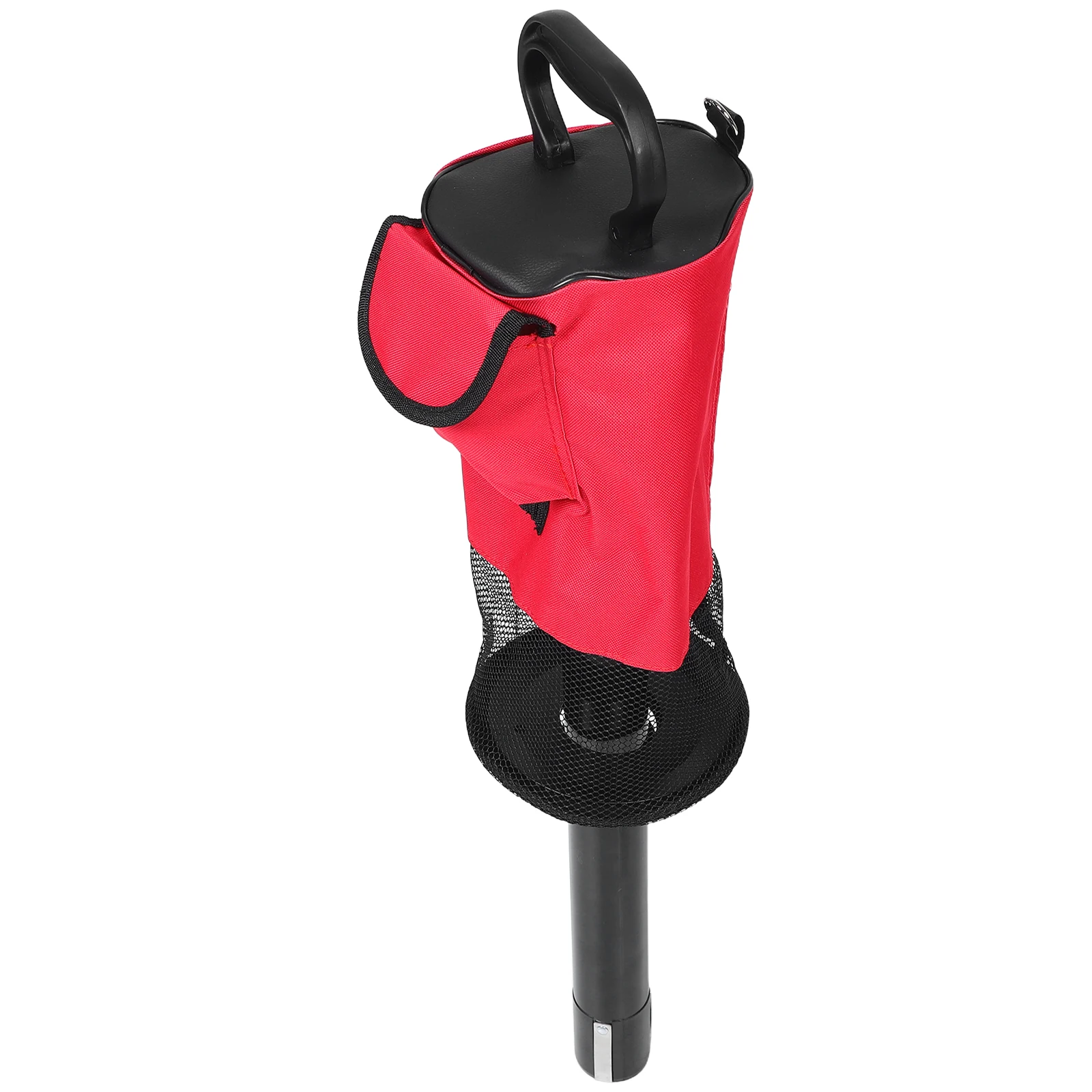 

Портативный съемный сборщик мячей для гольфа из нейлона и пластика, инструмент для сбора мячей для тренировок на поле, красный