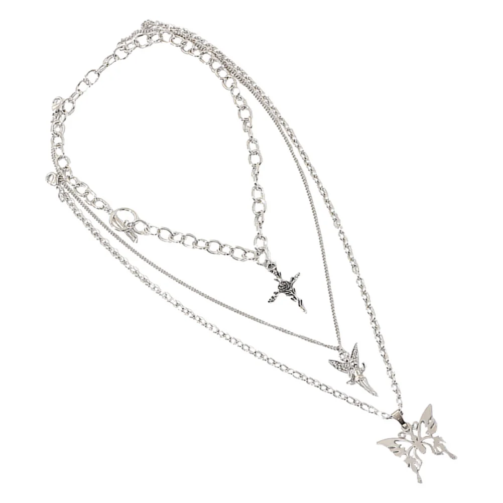 مجموعة واحدة من قلادة الفراشة الأنيقة بتصميم إبداعي وصناعة أنيقة وإكسسوارات عصرية للمناسبات الخاصة للاستخدام اليومي