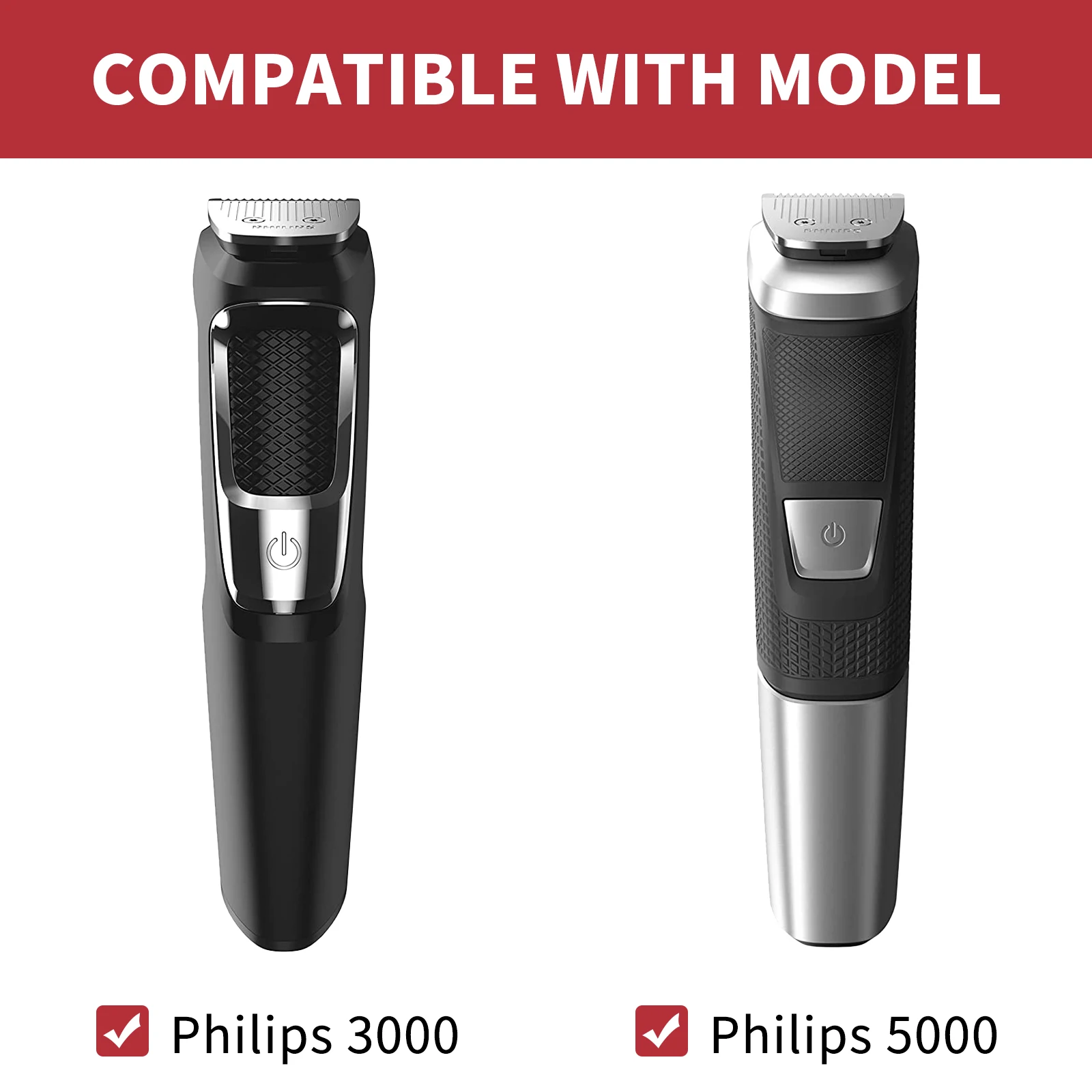 حافظة صلبة من مادة EVA لهاتف Philips Norelco Multigroom MG3750، MG5750 / MG5749 Series 3000/5000 ماكينة تشذيب اللحية حقيبة تخزين للسفر