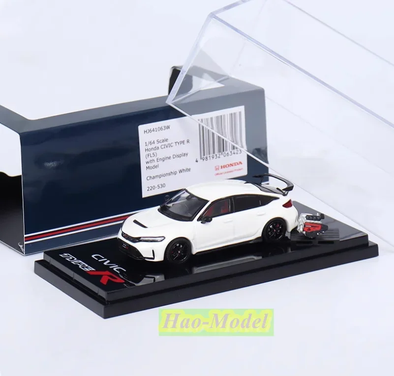 

1:64 для Honda Civic Тип R FL5 HJ Литые металлические модели автомобилей из сплава, игрушки для мальчиков, подарки на день рождения, хобби, демонстрация коллекции