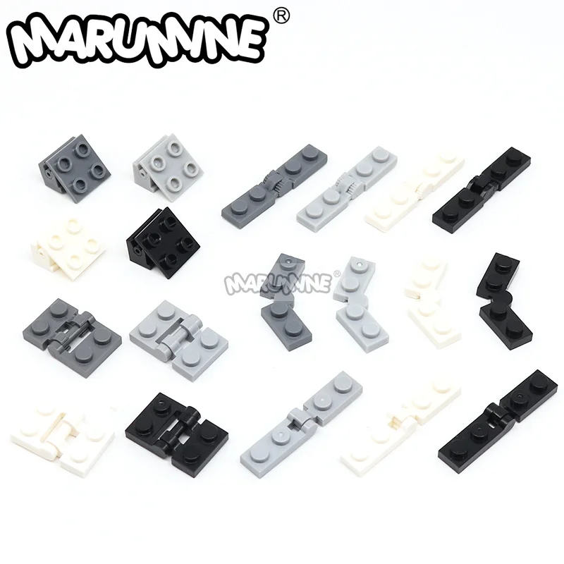 

Marumine 60PCS Hinge Board MOC Blocks Rotating Base Bricks Plate Compatible 2429 2430 44301 44302 60478 63868 48336 60470 6134