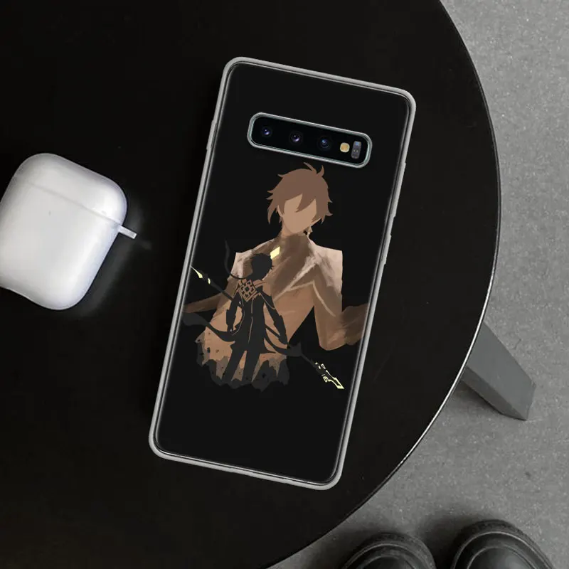 Anime Genshin Impact Hu Tao Phone Case Cover for Samsung Galaxy S20 S21 FE S22 S23 S24 Ultra S10 S10E S9 S8 Plus + Art Gift Coqu