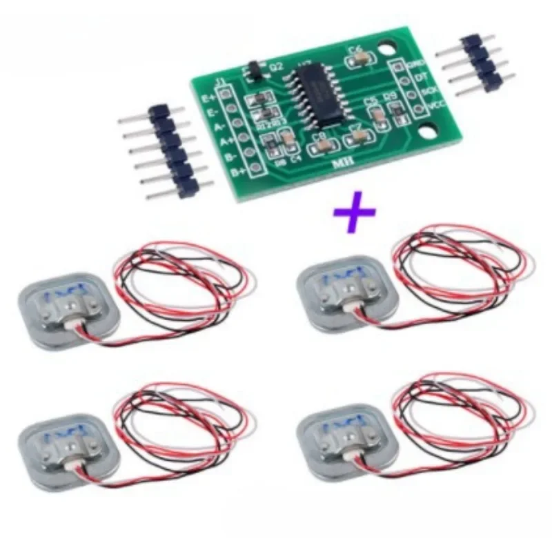 24-AD-Modul, Drucksensor, AD-Modul/SCM, Wägesensor, elektronisches HX711-Modul, DIY- bevorzugte Kabel
