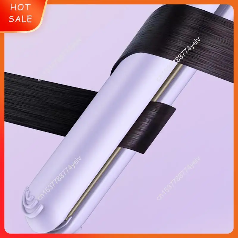 2 في 1 مكواة فرد الشعر المجعد للنساء، أداة العناية بالشعر السلبي، مكواة فرد الشعر التي لا تضر الشعر (الاتحاد الأوروبي) A62X