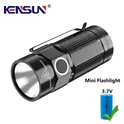 Portable Mini Strong Light XPG LED Flashlight Pocket Flashlight Bright XPG with Pen Buckle 16340 Rechargeable Battery