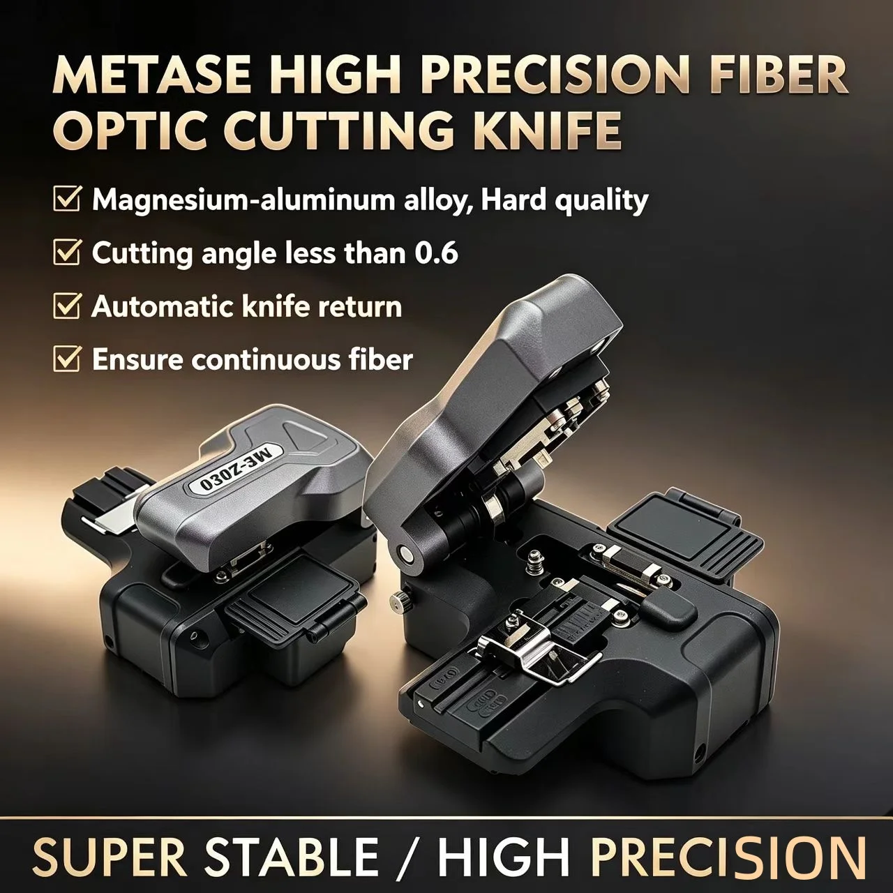 Metase ME2030/M9 One-Step Fully Automatic High-Precision Fiber Cleaver Automatic Return Blade Manual Rotary Blade