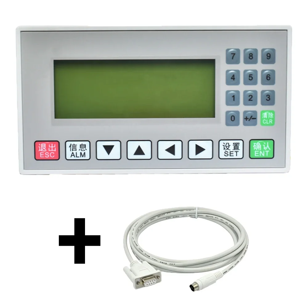 Text Display OP320-A with Programming Cable For Xinje MD204L PLC Controller Board RS232 RS485 RS422 Communication Port