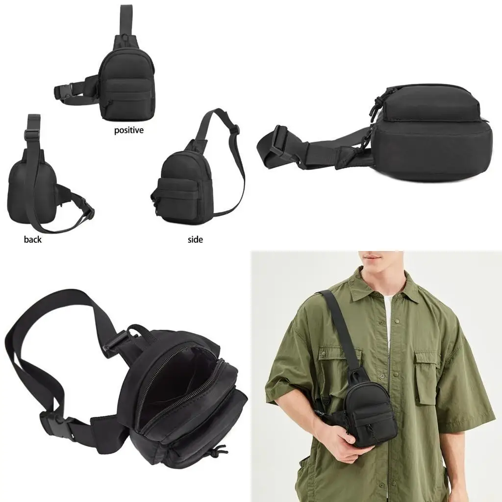 

X90D Fashionable Crossbody Purse Practical Shoulder Bag Men Satchel Casual Chest Bags Suitable for Various Occasion