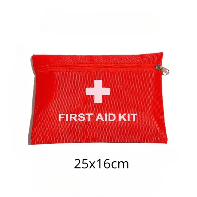 Imagem -04 - Vazio Kit de Primeiros Socorros Portátil Remédios Pílulas Ataduras Bolsa de Armazenamento Zíper Kit Médico de Emergência Agregado Familiar 1pc