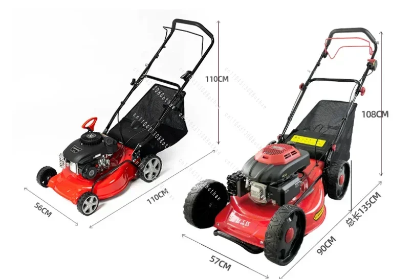 Self-Propelled Grass Trimmer, Push Lawn Mower, Grass Cutter High-Power Lawn Mower