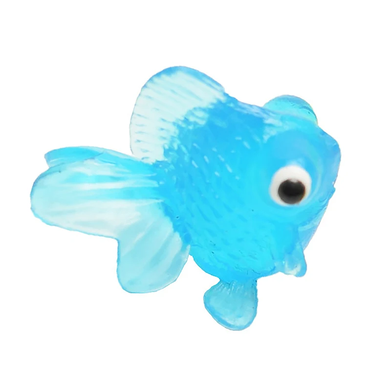 

10Pcs Mini Simulation Gold Fish Toy Goldfish Model For Kids Bath Toys Swimming Beach Water Toys Carnival Prizes Gifts