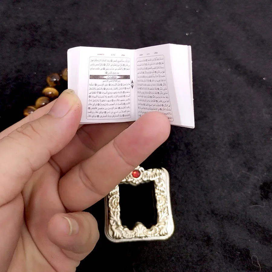 Tasbih Natural tiger eye stone with Koran book misbaha bracelet 33 prayer beads Arabic fashion accesssories on hand