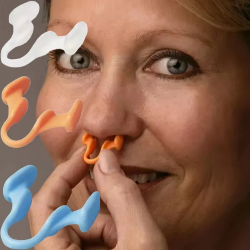 1/3 قطعة جهاز إيقاف الشخير الصغير سيليكون مشبك الأنف المرن مكافحة الشخير لوازم الشخير سدادة مشبك الأنف للرجال والنساء #2