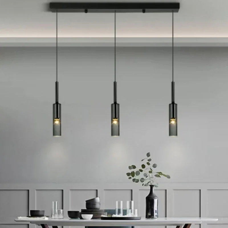 Plafonnier LED en Verre au Design Nordique Minimaliste, Luminaire Décoratif d'Nik, Idéal pour un Salon, un Bar, une Chambre à Coucher ou un oral et