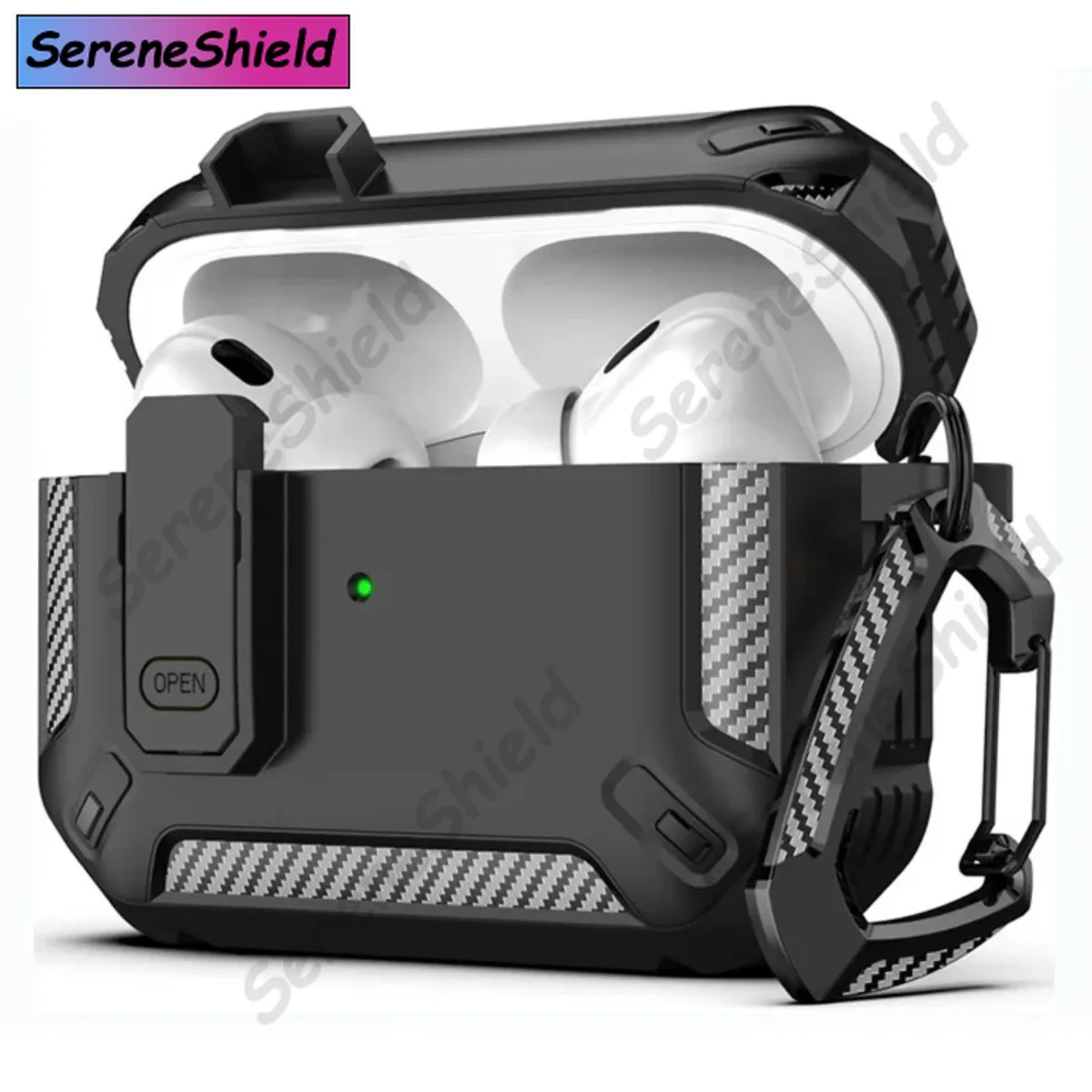 Custodia Con Blocco Di Sicurezza Per Airpods Pro 2 3 Custodia Per Airpods Pro2 Pro 2A Generazione 2023 Custodia Antiurto Air Pods Pro Airpods3 Funda