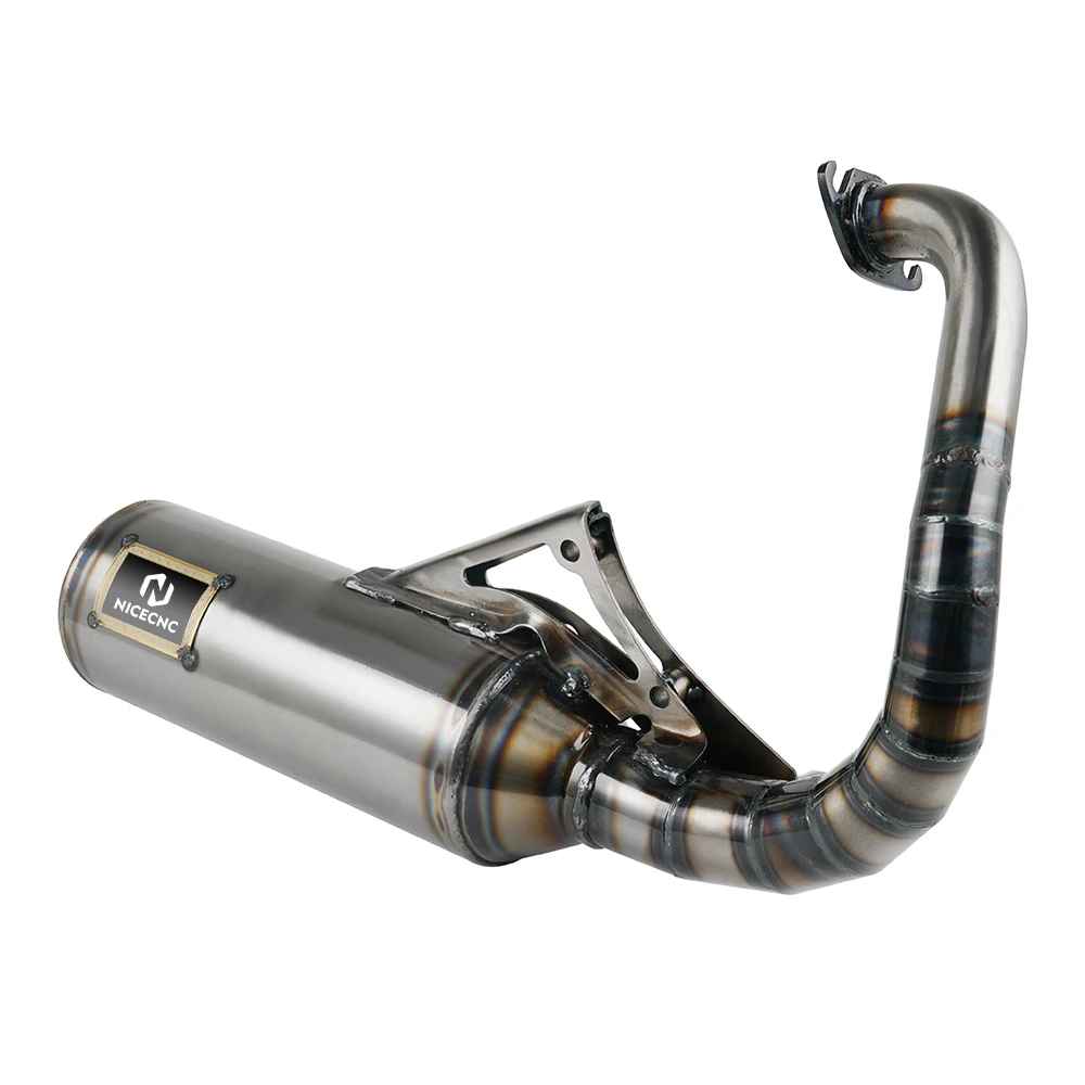 Scooter Exhaust Muffler Pipe For Honda DIO SA50 SR50 SK50 SYM DD50 Kymco ZX DJ Refined DIO -Elite 50cc 46mm~50mm big bore kit